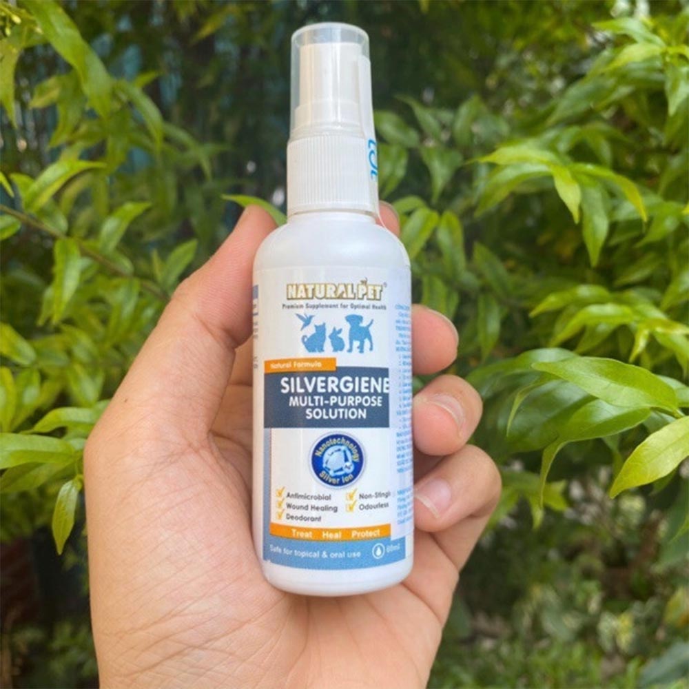 SILVERGIENE Chai Xịt Nano Kháng Khuẩn Đa Năng Cho Chó Mèo