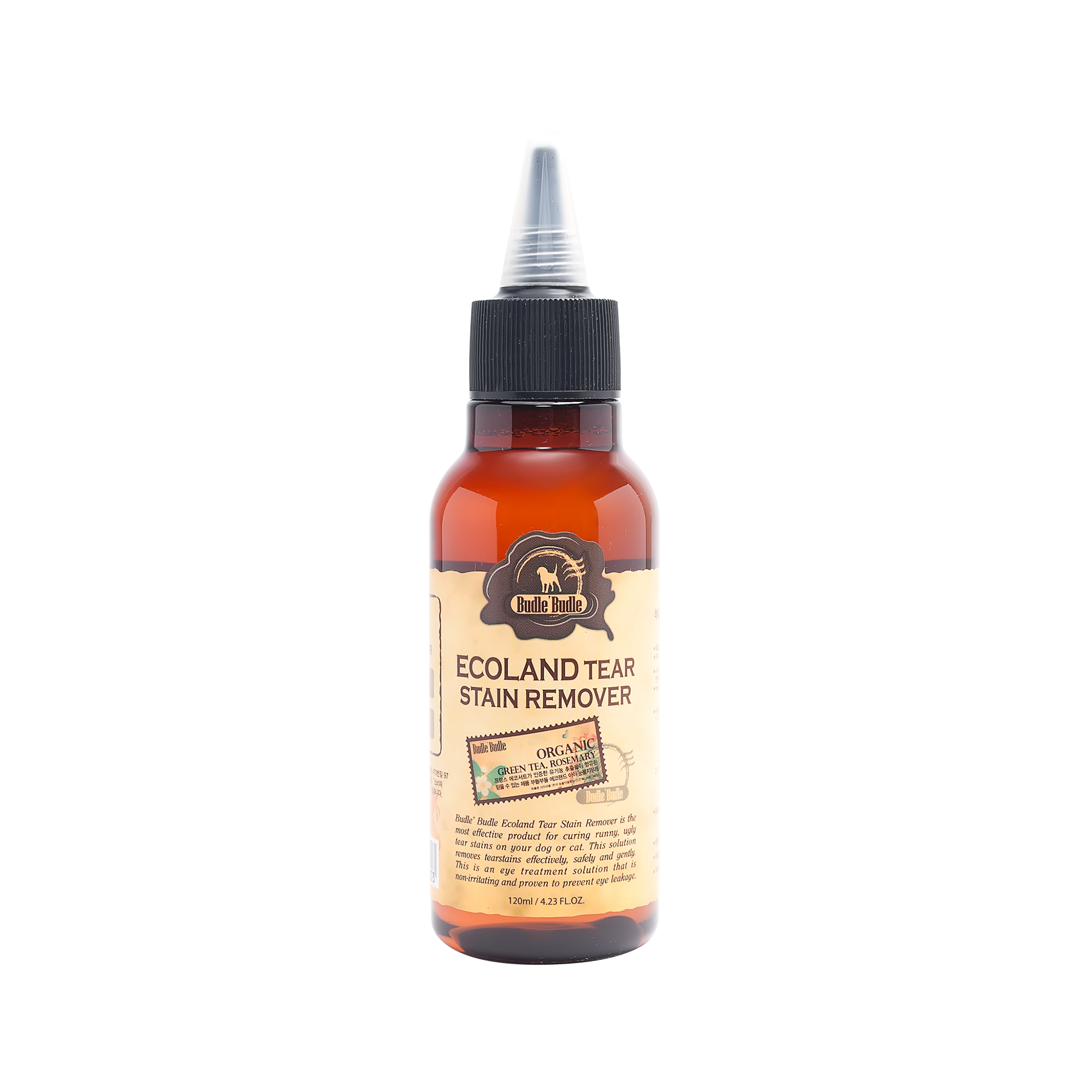 BUDLE'BUDLE (120ml) Dung Dịch Vệ Sinh Tai, Mắt, Răng Miệng Cho Chó