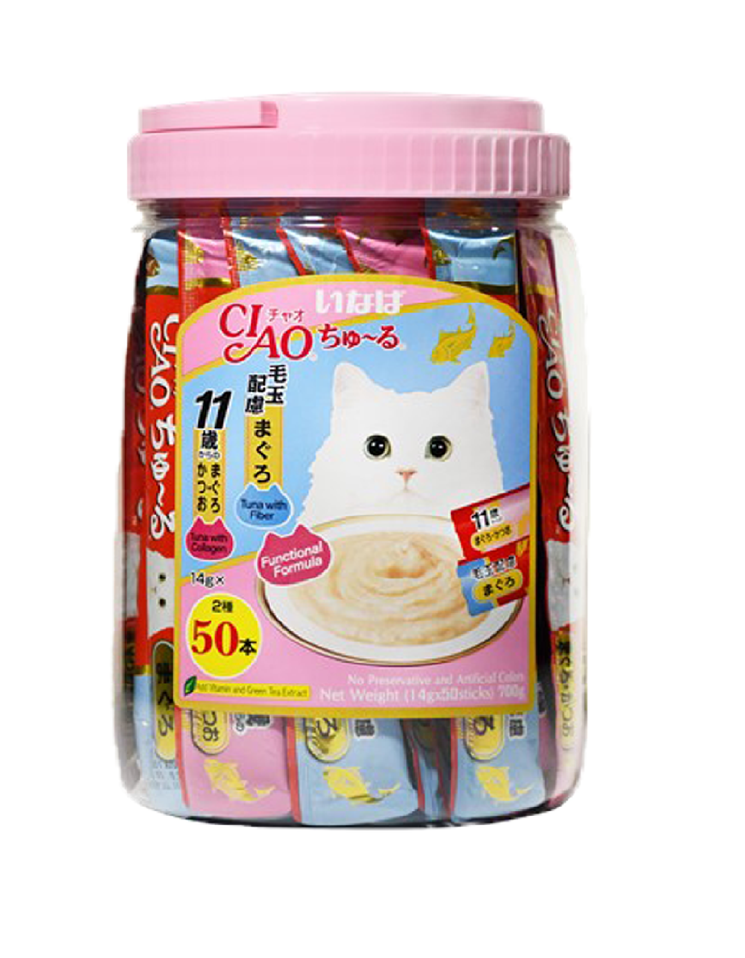 CIAO CHURU (14g) Bánh Thưởng Snack Thưởng - Súp Thưởng Cho Mèo Nhiều Vị