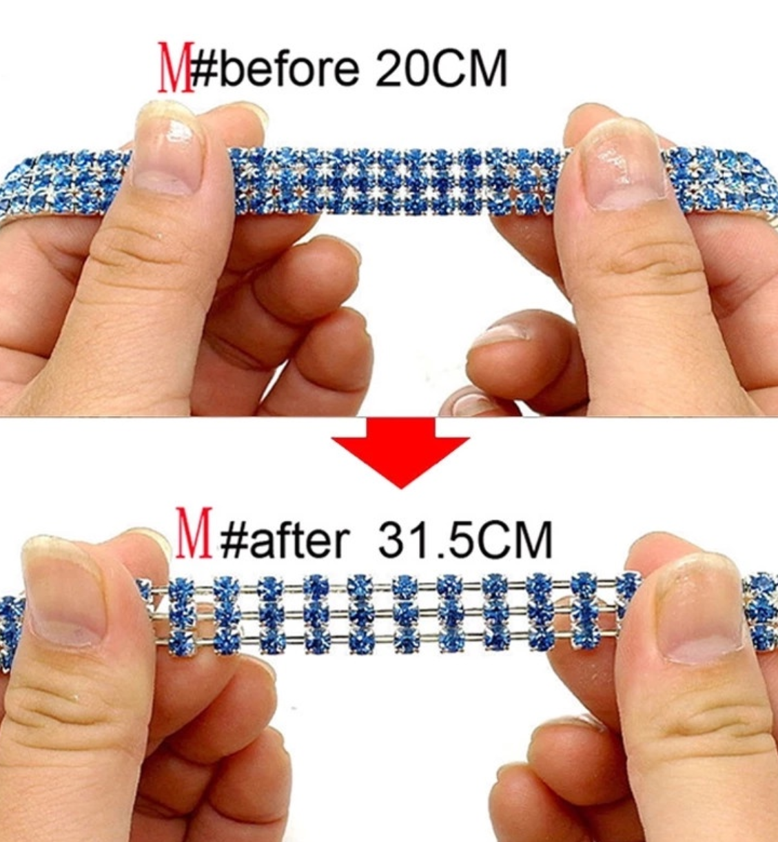 Phụ Kiện Chó Mèo - Vòng Cổ Đính Đá Pha Lê Sáng Bóng