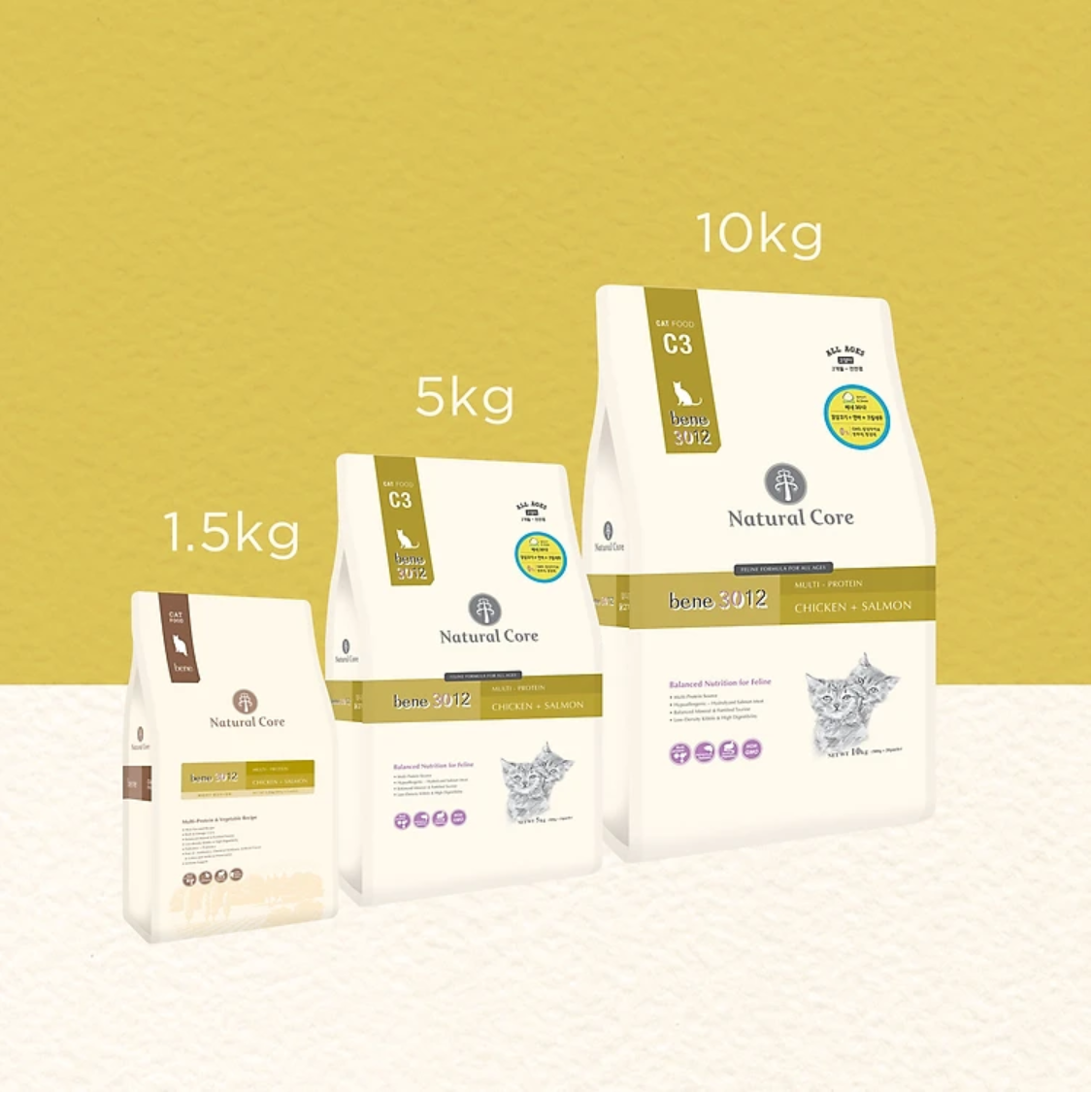 NATURAL CORE (1.5kg) Thức Ăn Hạt Hữu Cơ Cho Mèo