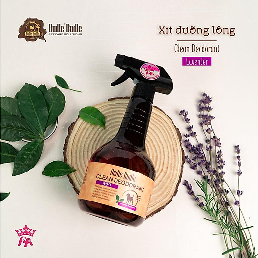 Budle'Budle - Xịt Khử Mùi Dưỡng Lông Dành Cho Thú Cưng 530ml