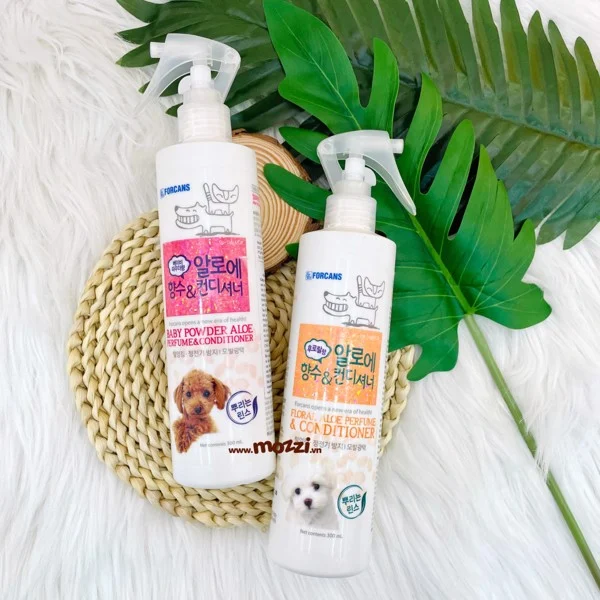 FORCANS (300ml) Nước Hoa Khử Mùi Và Làm Mềm Lông Cho Chó Mèo