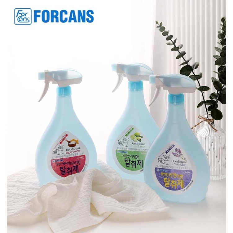 FORCANS (1L) Dung Dịch Khử Mùi Khu Vực Chó Mèo Đi Vệ Sinh - 1L