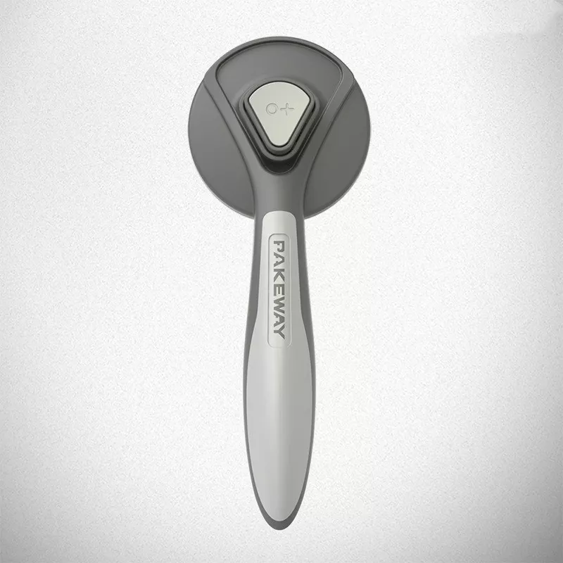 Lược chải lông thú cưng tròn có nút bấm lấy lông PAKEWAY