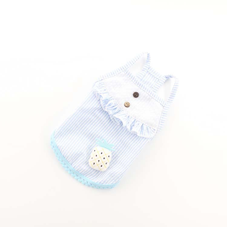 Áo cho thú cưng, áo sọc hình dứa nhiều kích cỡ