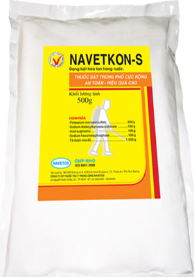 NAVETKON Thuốc Sát Trùng Vệ Sinh Chuồng Trại