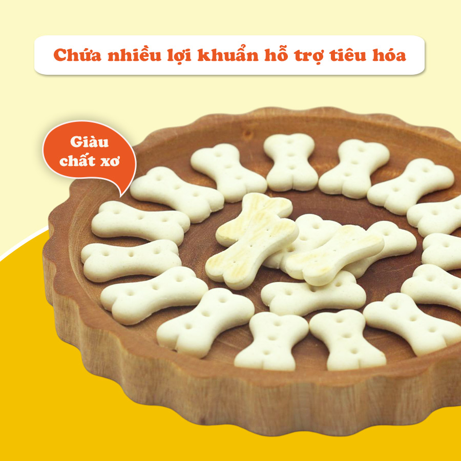 DOGGY MAN Bánh Thưởng Cho Chó - Bánh Quy Sữa