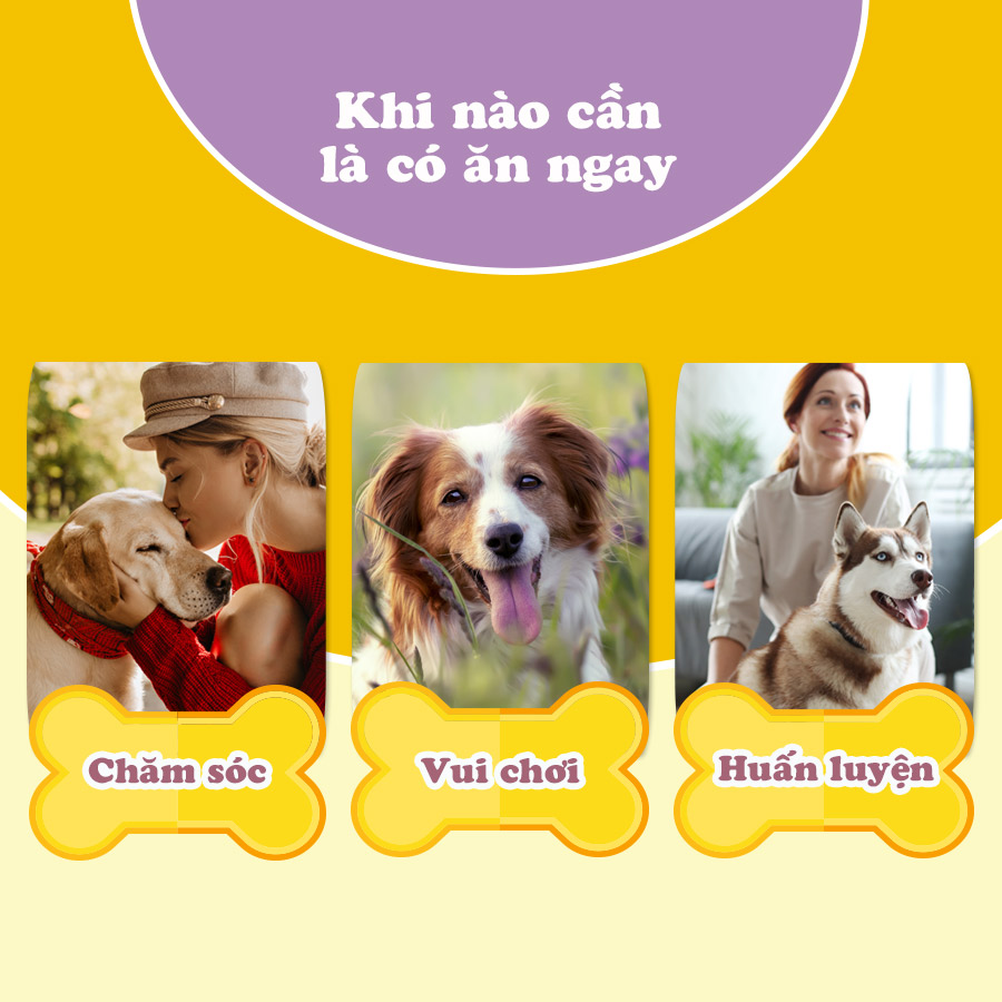 DOGGY MAN Bánh Thưởng Cho Chó - Bánh Quy Lớn Bổ Sung Gan và Khoai Lang