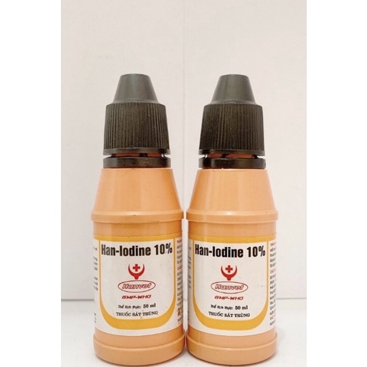 HAN-IODINE 10% Thuốc Sát Trùng Vệ Sinh Vết Thương Hiệu Quả Cao