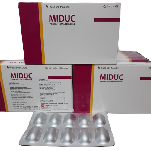 MIDUC Thuốc Điều Trị Kháng Nấm Kháng Virus Cho Chó Mèo (Viên)