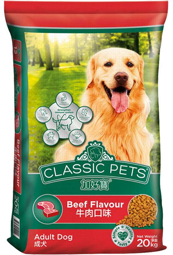 CLASSIC PETS Thức Ăn Hạt Khô Dành Cho Chó Trưởng Thành Vị Bò