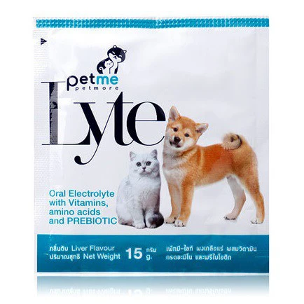 Petme LYTE - PREBIOTIC - Men Tiêu Hoá, Bổ Sung Điện Giải Cho Chó Mèo (15g)