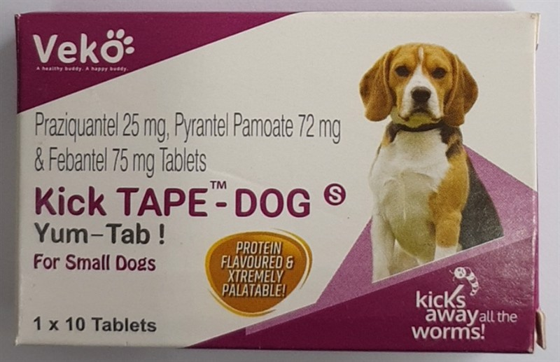 Veko Kick TAPE-DOG Thuốc sổ giun cho chó