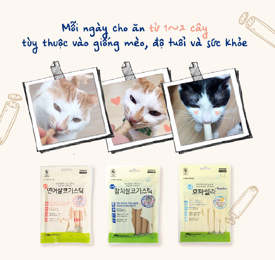 MEOWOW (70g) Xúc Xích Cho Mèo
