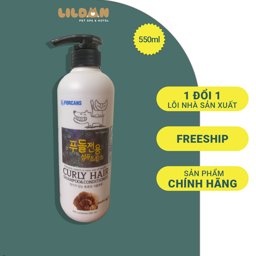 FORCANS Dầu Gội Và Xã Dành Cho Chó