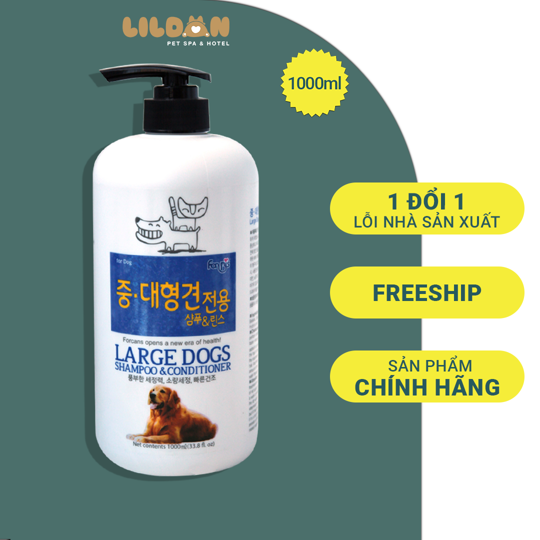 FORCANS Dầu Gội Và Xã Dành Cho Chó