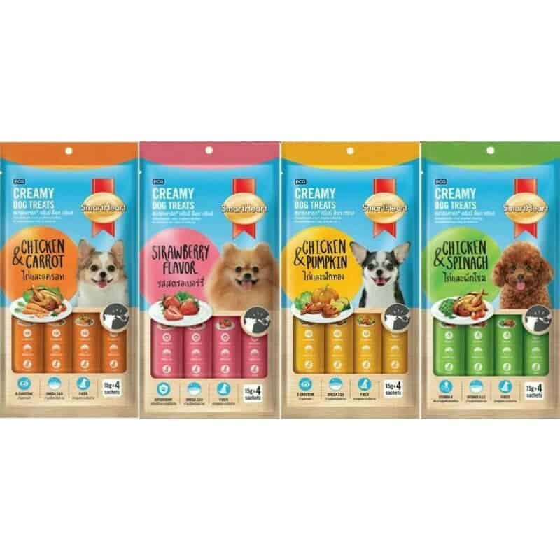 SMARTHEART CREAMY Súp Thưởng Cho Chó Nhiều Mùi Vị