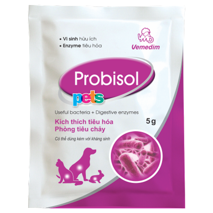 Vemedim PROBISOL PETS - MEN TIÊU HÓA CHO CHÓ, MÈO