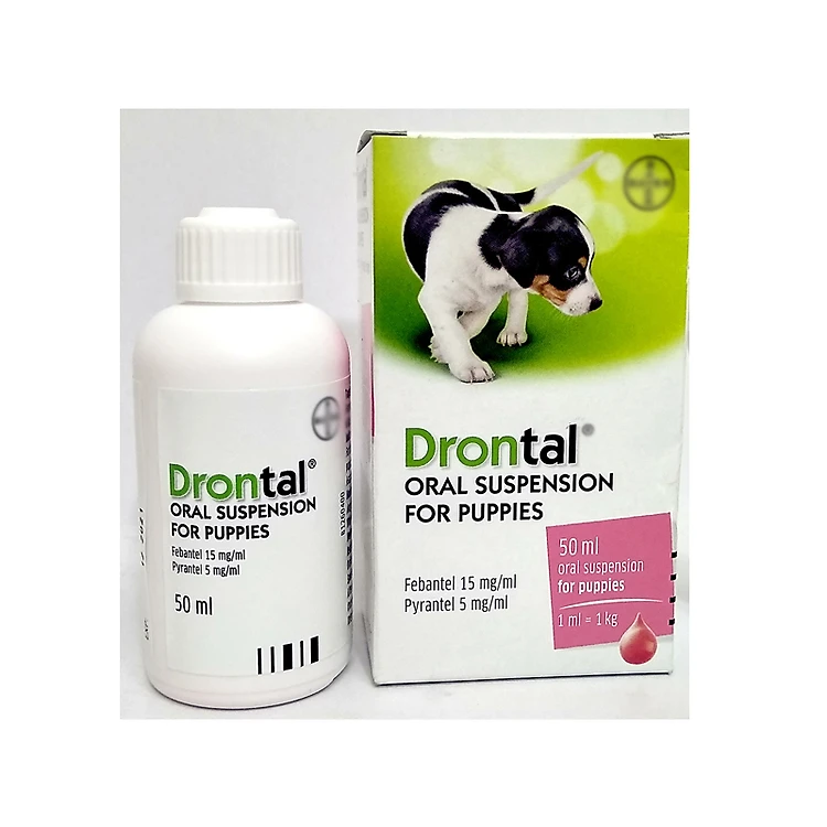 Drontal - Tẩy giun cho chó con dạng nước