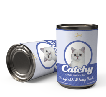 Pate Mèo Catchy Nhiều Vị Lon 400g