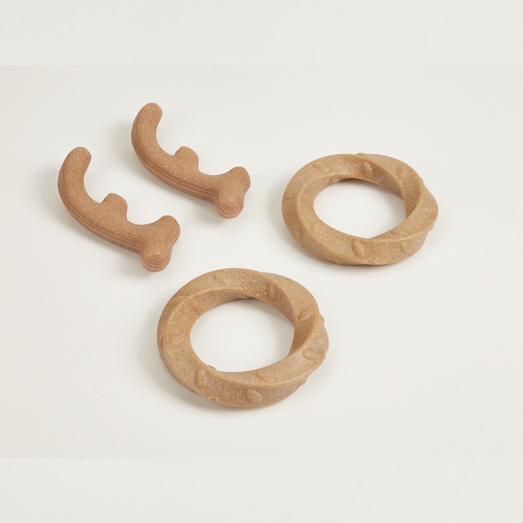 FOFOS Đồ Chơi Sừng Hươu Cao Su Cho Chó