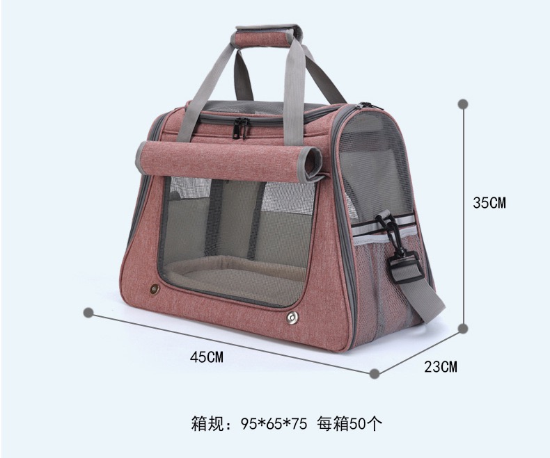 Túi Vận Chuyển Chó Mèo, Mặt Lưới Thoáng Khí