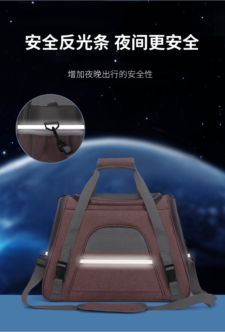 Túi Vận Chuyển Chó Mèo, Mặt Lưới Thoáng Khí