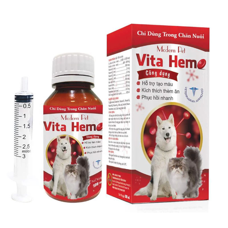 VITA HEM Hỗ Trợ Tạo Máu, Kích Thích Thèm Ăn