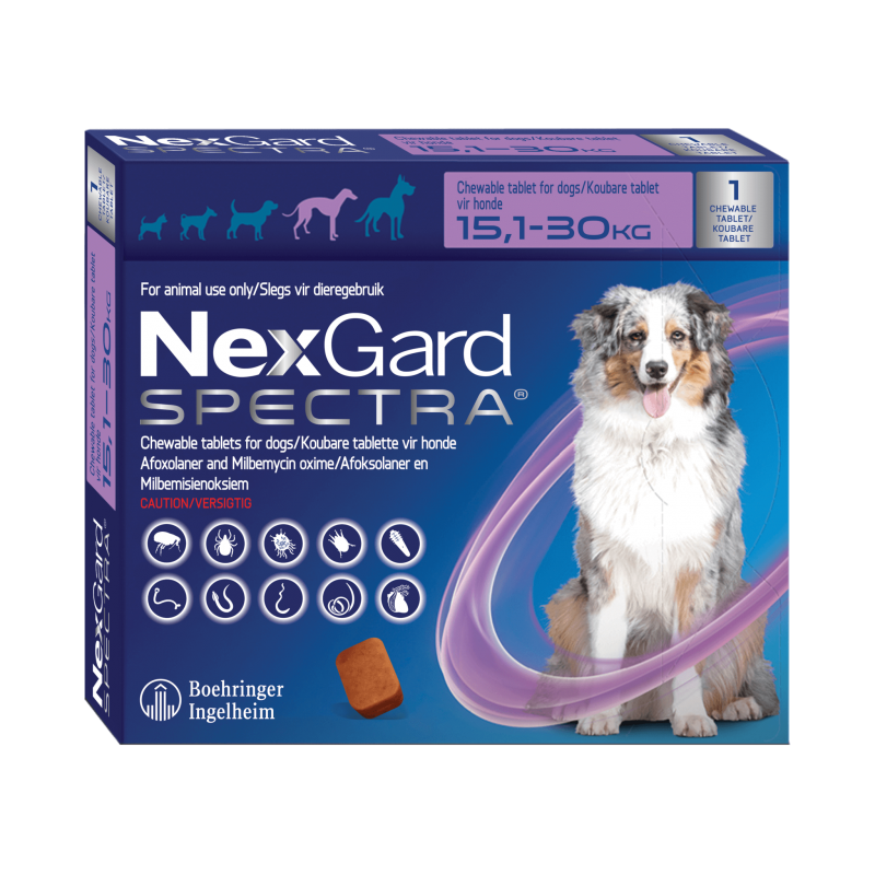 NEXGARD SPECTRA - Viên Trị Nội Ngoại Kí Sinh Trùng