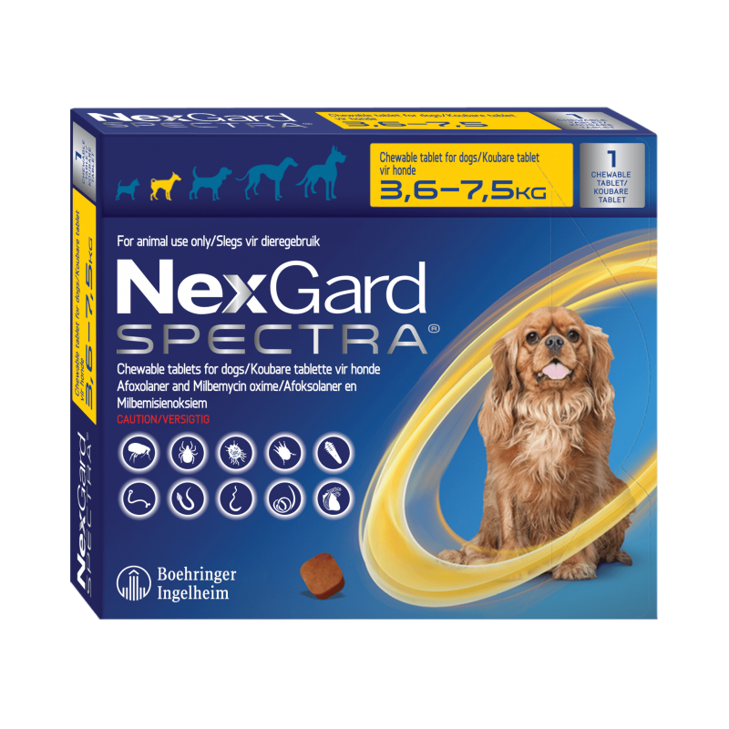 NEXGARD SPECTRA - Viên Trị Nội Ngoại Kí Sinh Trùng