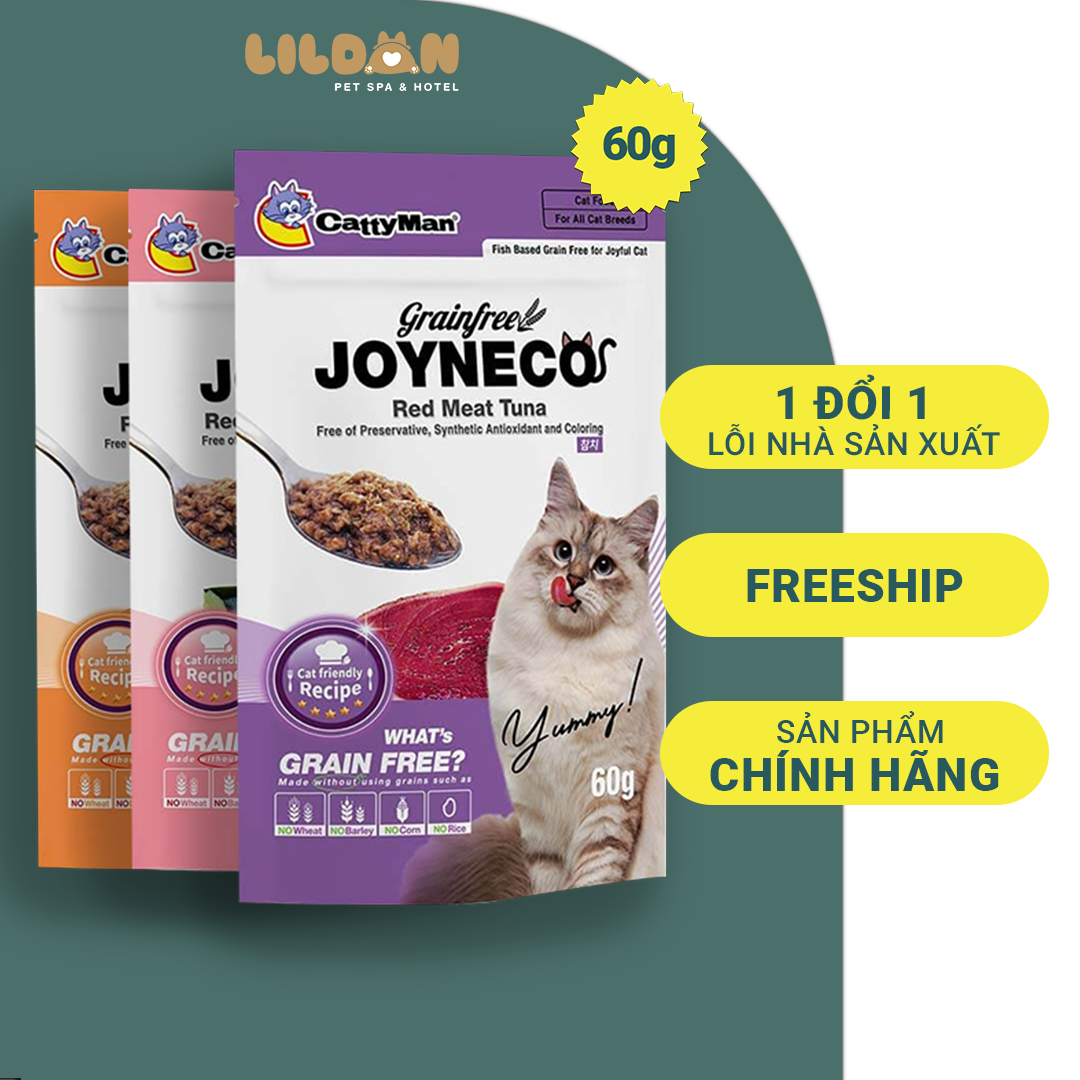 JOYNECO (60g) Bánh Thưởng Snack Thưởng - Pate Cho Mèo Mọi Lứa Tuổi