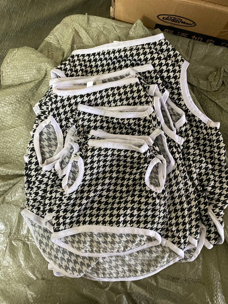 Áo cho thú cưng, áo họa tiết sọc ngang