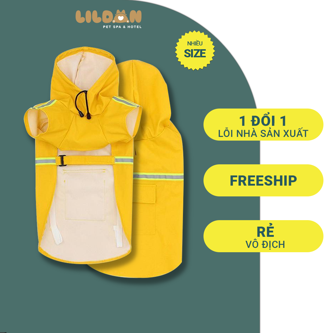 Áo mưa dành cho thú cưng siêu xinh