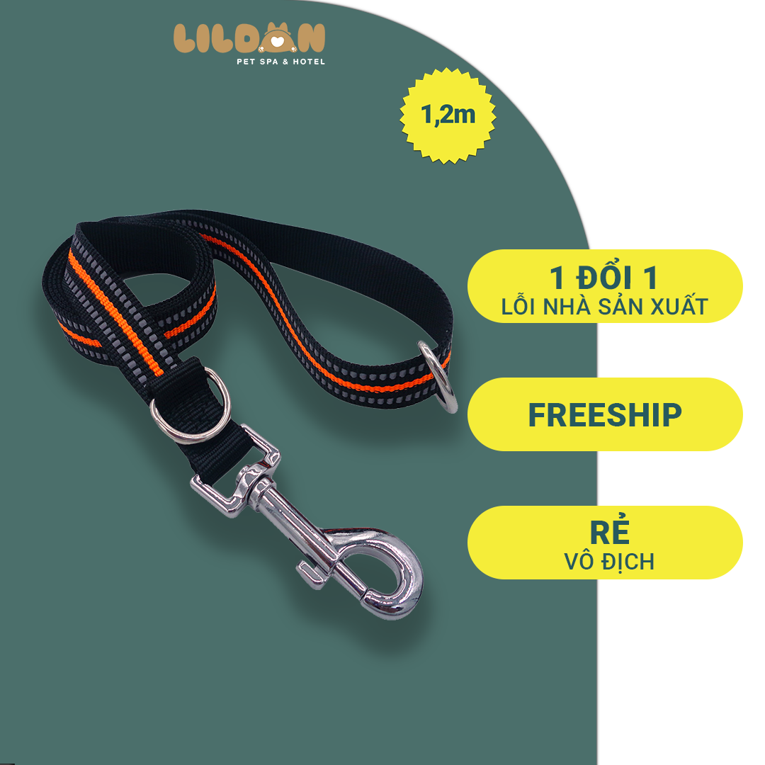 Dây Dẫn Chó Mèo - Dây Dắt Thú Cưng Đi Dạo Nhiều Màu (120cm)