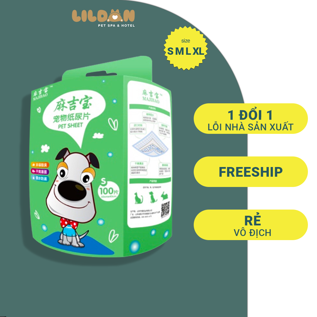 MAJIBAO Tã Lót Chuồng Cho Chó Mèo Siêu Thấm Hút