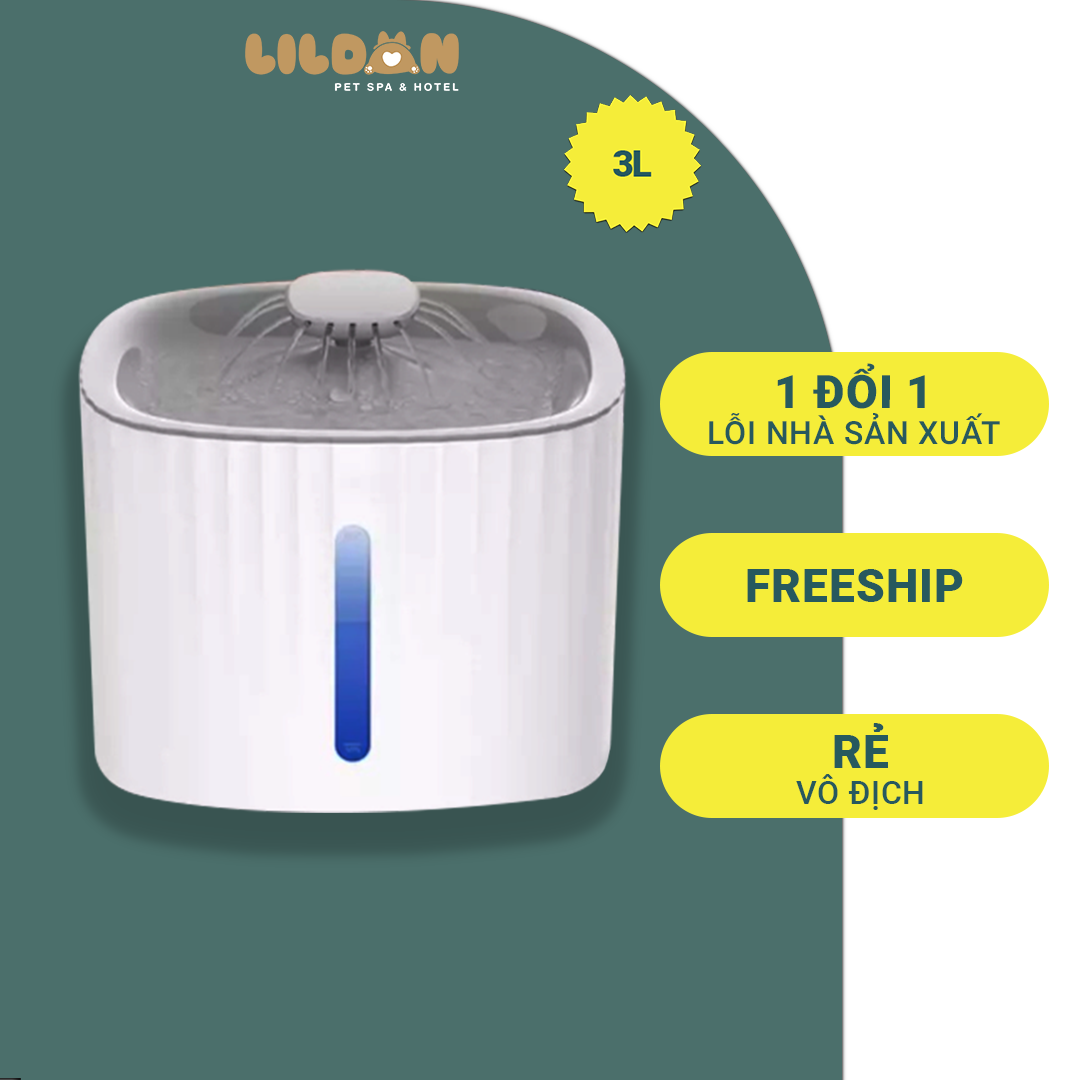 Bình Nước Cho Chó Mèo - Máy Lọc Nước Dành Cho Chó Mèo