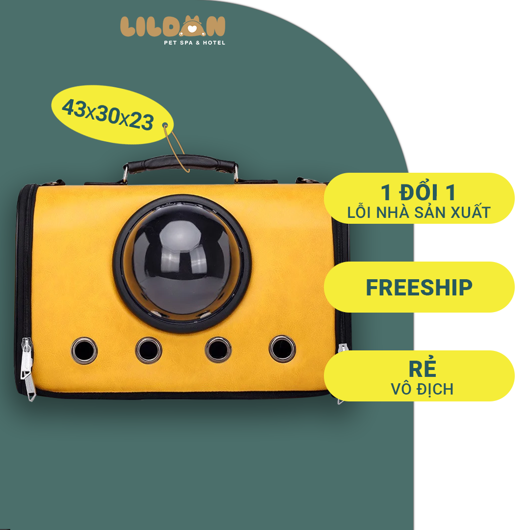 Balo, Vali Vận Chuyển Chó Mèo - Túi Xách Phi Hành Gia Cận Chuyển Chó Mèo