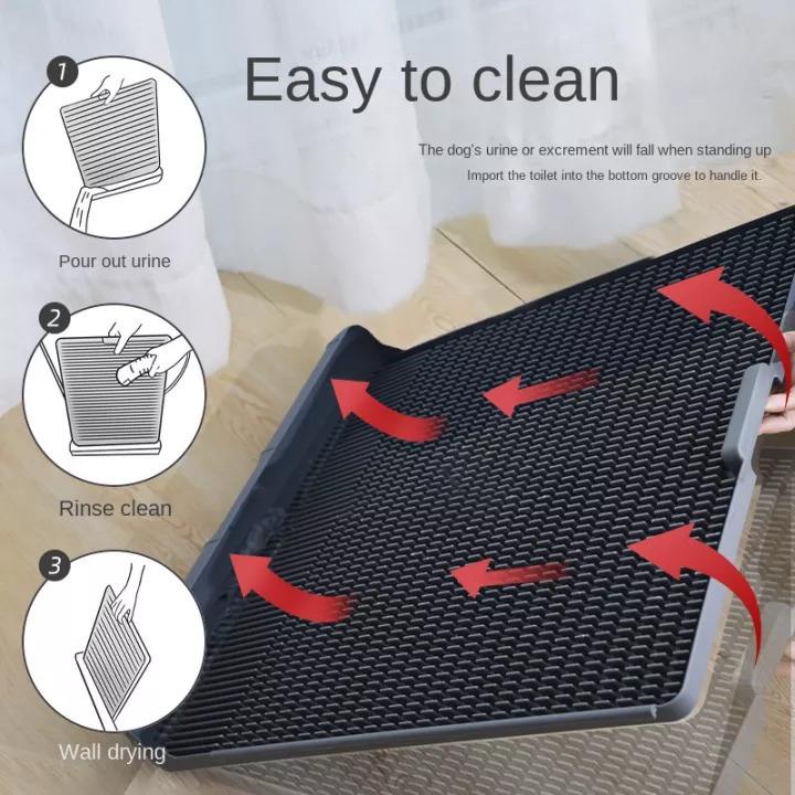 Khay Vệ Sinh Vệ Sinh Phẳng Nhỏ, Vừa, Lớn Có Thể Rửa Được, Chống Trượt