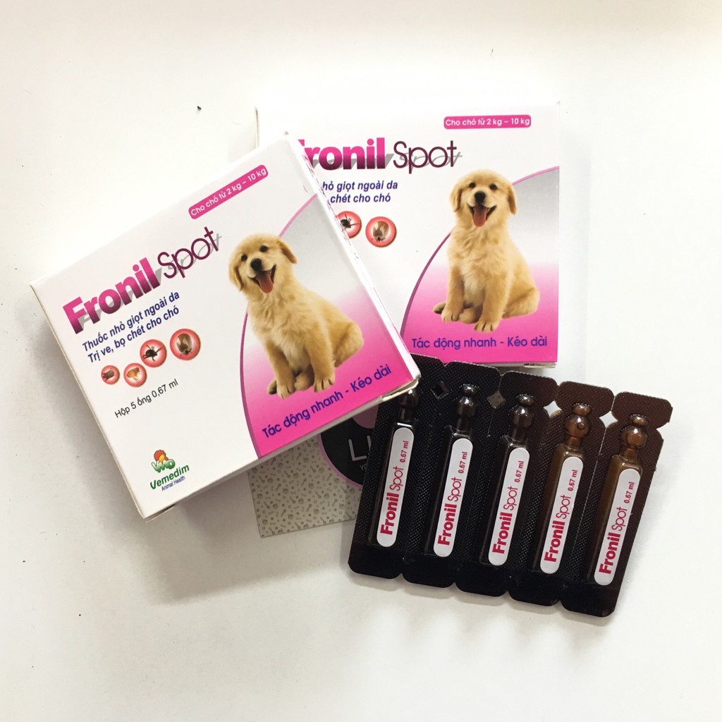 FRONIL SPOT Ống Nhỏ Gáy Trị Ve Rận