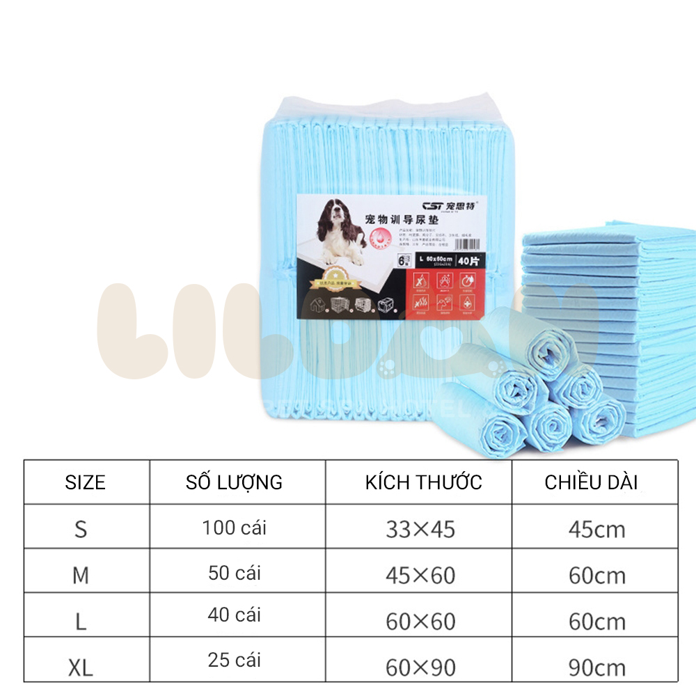 CST Tã Lót Chuồng Chó Mèo Kháng Khuẩn Hút Mùi Tốt