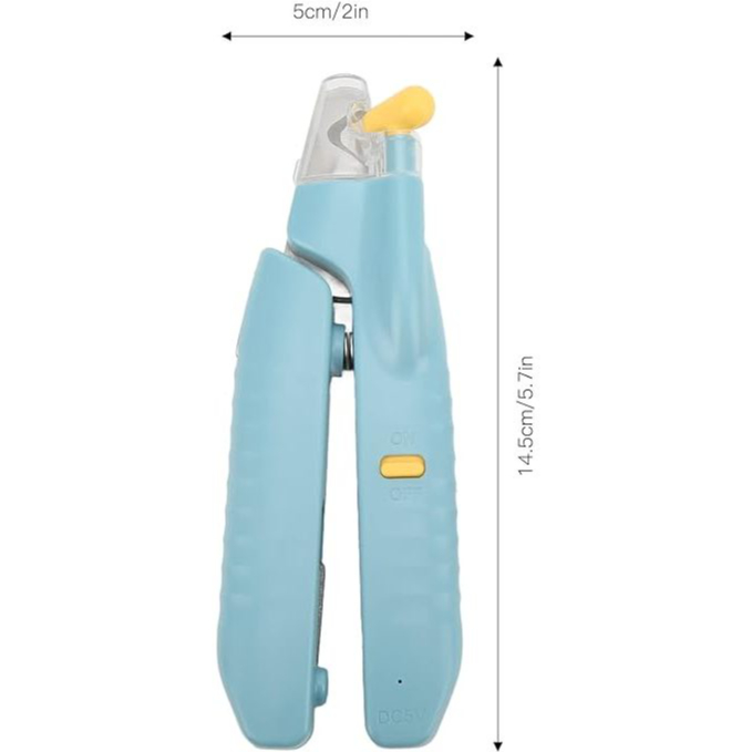 Chăm Sóc Móng - Kềm Cắt Móng Có Đèn LED Cho Chó Mèo, Có Thể Sạc