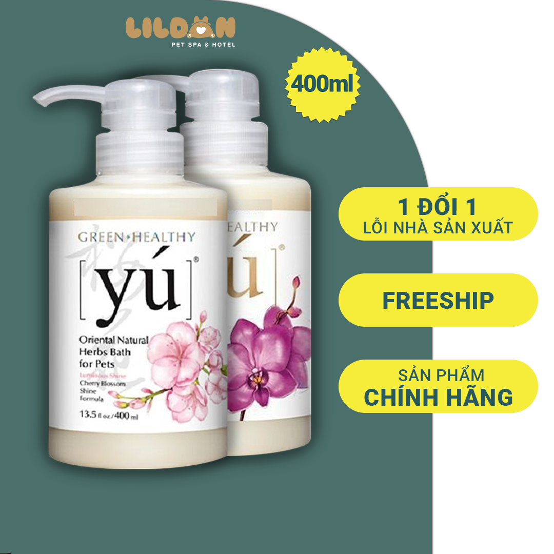 YÚ Sữa tắm khử mùi cho chó mèo dùng trong Spa - 400ml - Hàng nhập khẩu