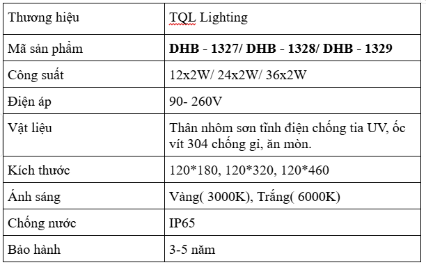 Đèn Cảnh Quan Sân Vườn Cao Cấp TQL- DHB 1327/ DHB1328/ DHB1329
