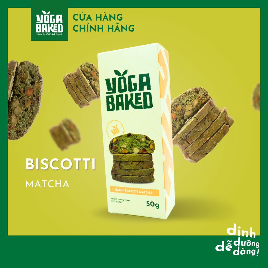 Biscotti vị matcha