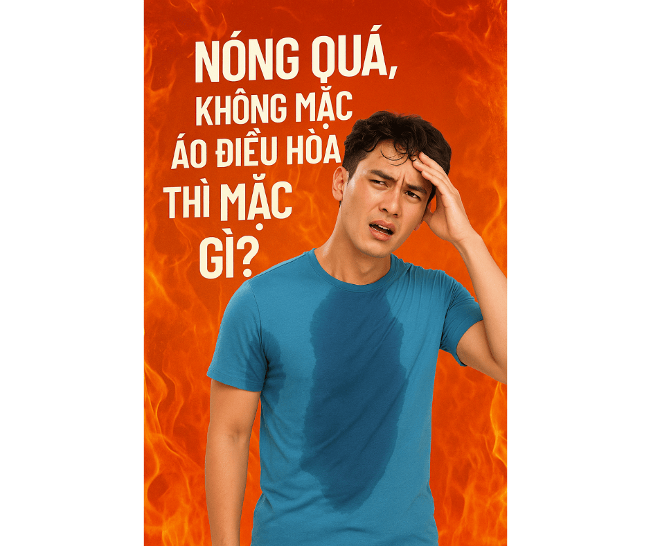 Nóng quá, không mặc áo điều hòa thì mặc gì?