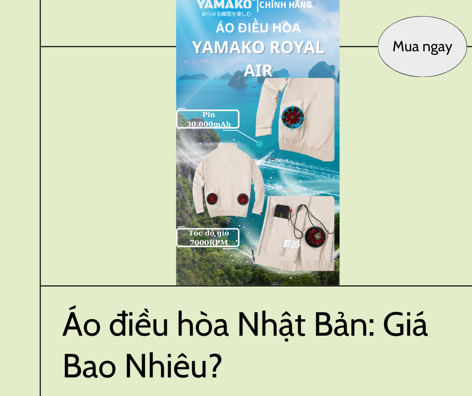 Áo điều hòa Nhật Bản: Giá Bao Nhiêu?