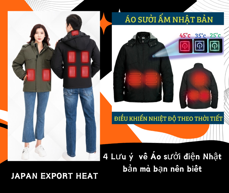 4 Lưu ý về Áo sưởi điện Nhật bản mà bạn nên biết