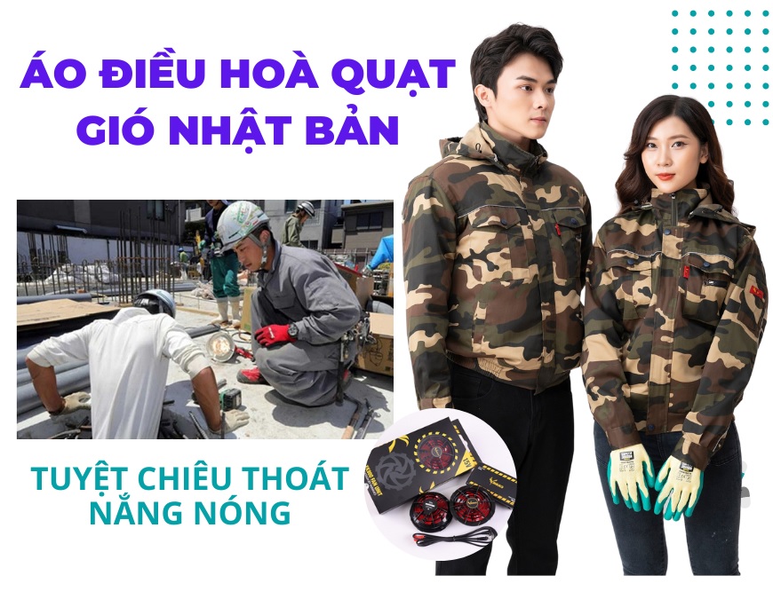 Áo quạt gió Nhật bản được ưa chuộng nhất hiện nay