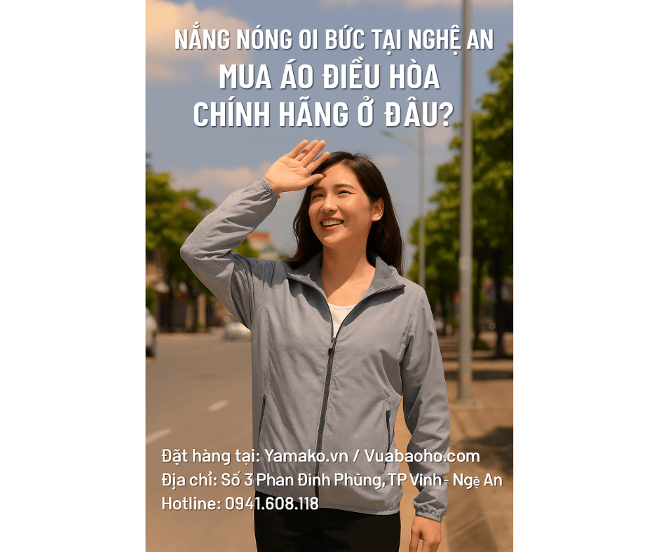 Nắng nóng oi bức tại Nghệ An - Mua áo điều hòa chính hãng ở đâu ?